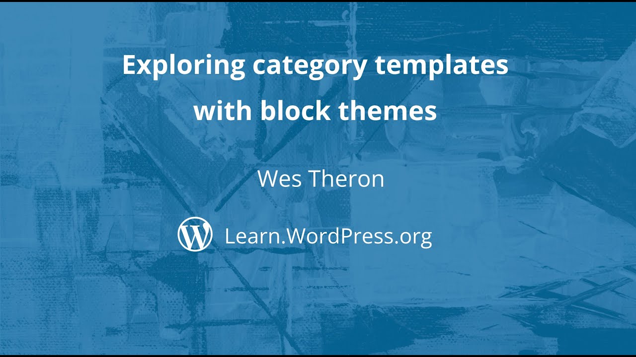 ⁣Exploring category templates with block themes