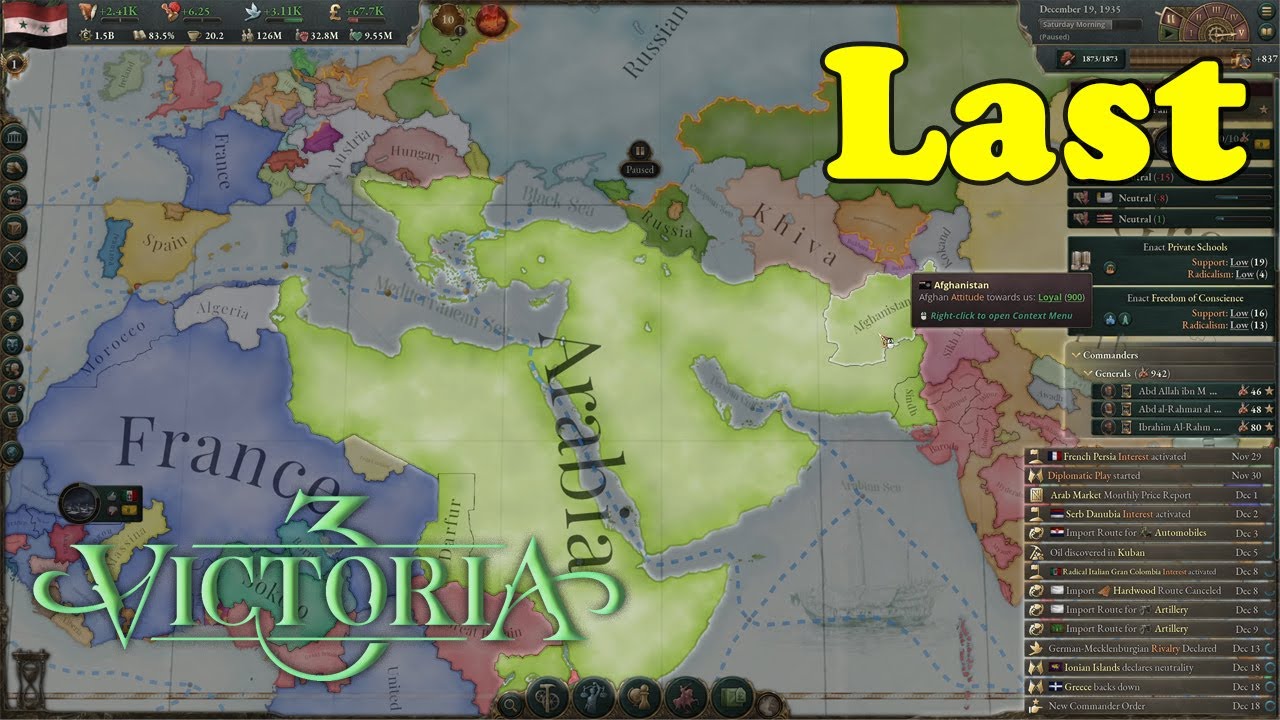 Victoria 3: Jabal Shammar [27, Last] - Annexation of the Dependent ...