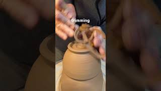 #도예 #pottery #ceramic #clay #mug #teaware #Wheelthrowing #asmr #trimming