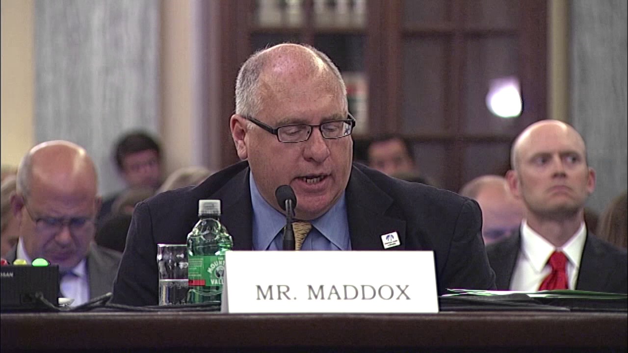 John Maddox Testimony, Senate Commerce Committee
