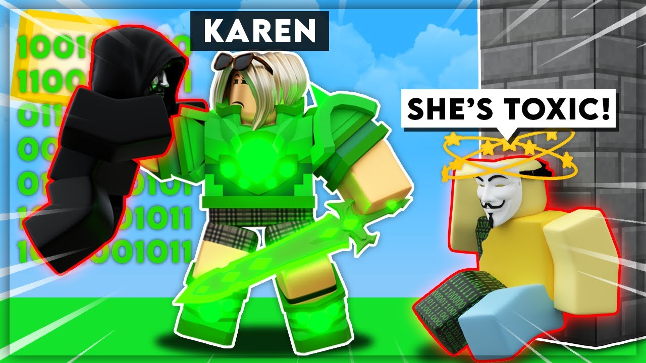 I Became A *TOXIC KAREN* And Beat A *AUTOCLICKER* In Roblox ...