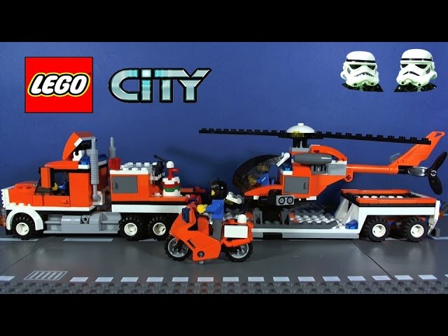 LEGO CITY HELICOPTER TRANSPORT 7686 - YouTube