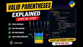 LeetCode Problems in Python: 20. Valid Parentheses