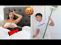 CHEATING WITH THE DOOR LOCKED PRANK ON BOYFRIEND!! **GETS HEATED**