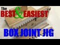 Woodworking how to make the best and easiest box joint  finger joint jig