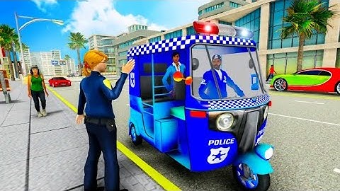 police auto tuk tuk rickshaw games | auto rickshaw games Android gameplay | best Android gameplay