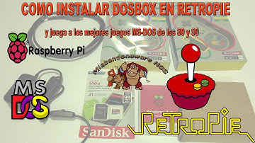 💾COMO INSTALAR DOSBOX EN RETROPIE 💾 & Añadir juegos Ms-Dos