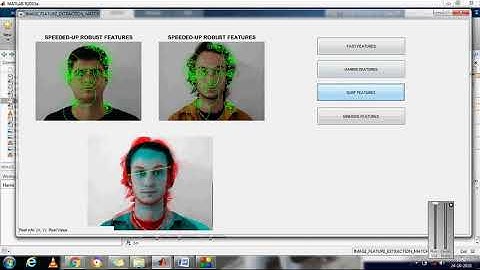 Face Features Extraction and matching.
