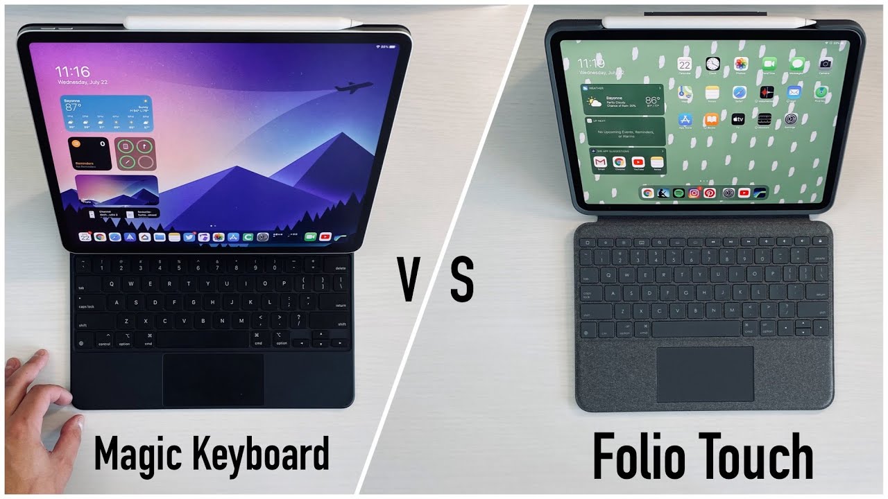 Best iPad Air keyboards: Logitech Folio Touch vs. Magic Keyboard