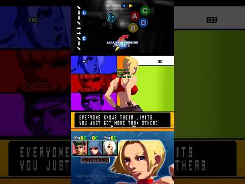 Blue Mary com Heidern, Kula e Angel (Strikers) #KOF2001 #KingOfFighters #SNK #Shorts #Gaming #KOF
