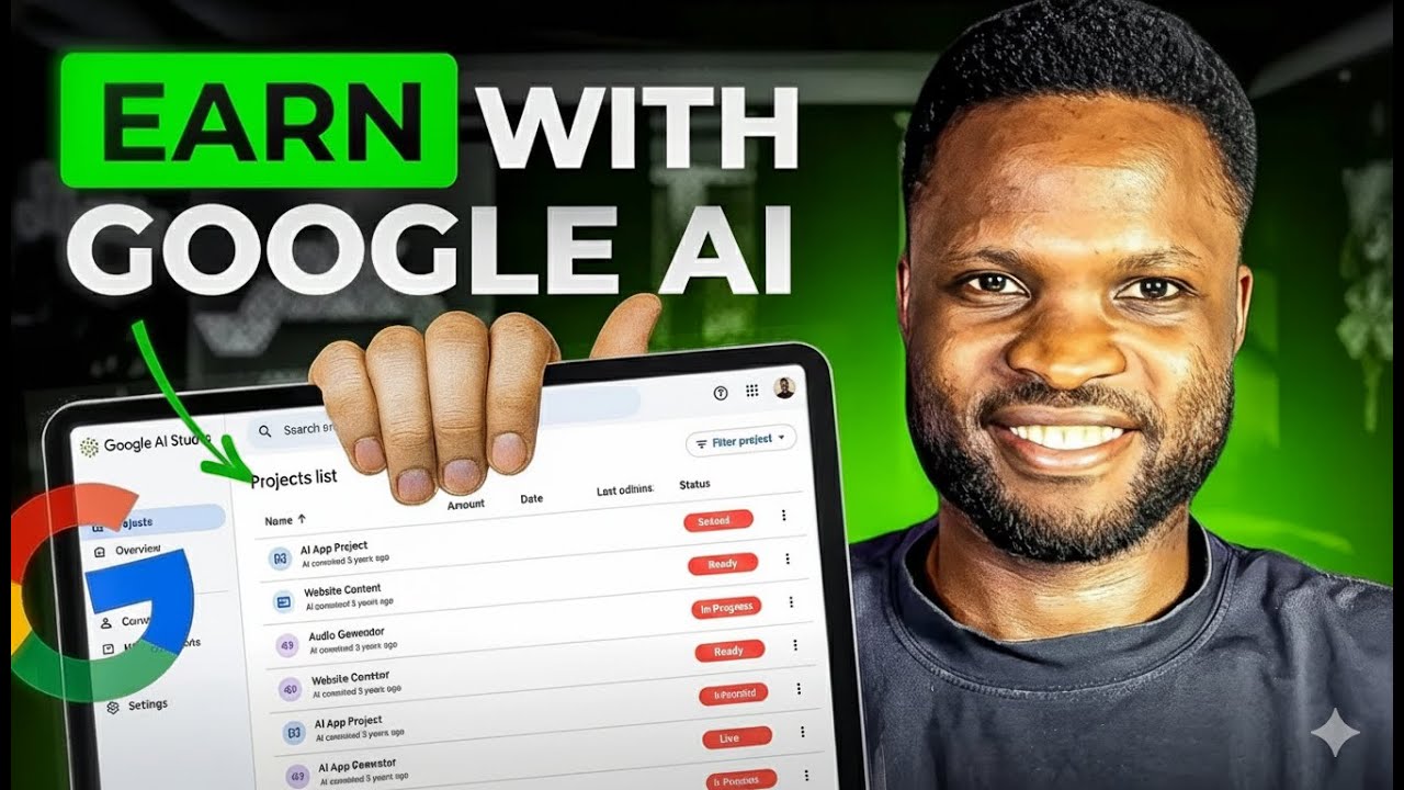 5 Free Ways To Make Money With Google AI Studio(Step by Step Guide ...