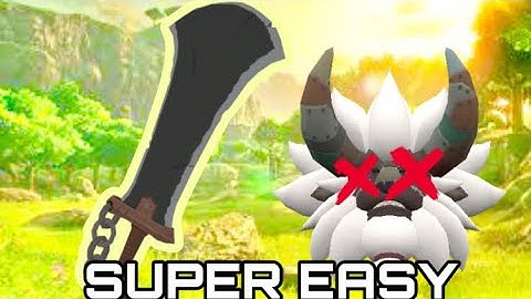 How to kill a Lynel SUPER EASILY  Botw