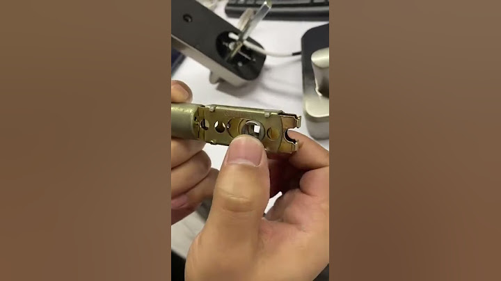 【With the Handle Lock】How to adjust the latch