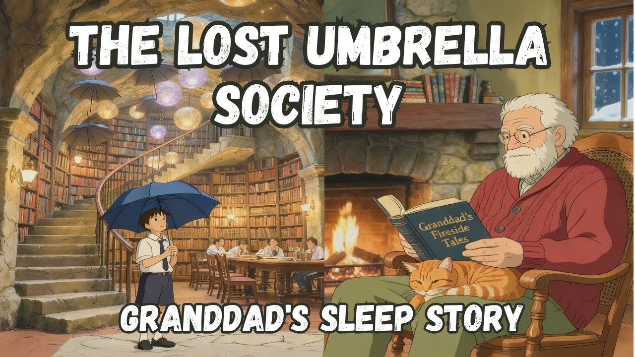 Sleep Story by Granddad – The Lost Umbrella Society | Deep Sleep Story for Insomnia