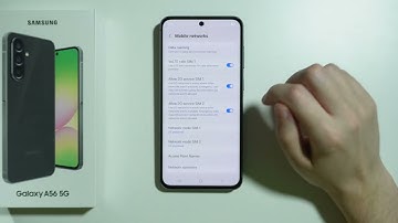 Samsung Galaxy A56 5G: How to Turn ON/OFF Mobile Data Roaming