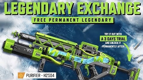 Call of Duty Mobile: Free Permanent Legendary Purifier - H2SO4