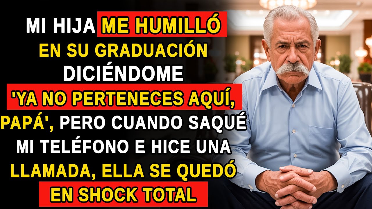 MI HIJA DIJO: 'PAPÁ, YA NO PERTENECES AQUÍ'. SONREÍ Y SAQUÉ MI TELÉFONO…
