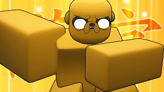 GEAR THIRD?! | Jake The Dog Character in Roblox Cartoon Battlegrounds Game! ( Cartoon Smackdown )
