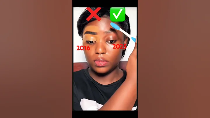 2016 vs 2025 brows 🤍 #makeup #eyebrows