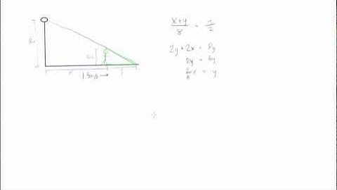 Related Rates How fast does your shadow grow while walking away from a lamp post