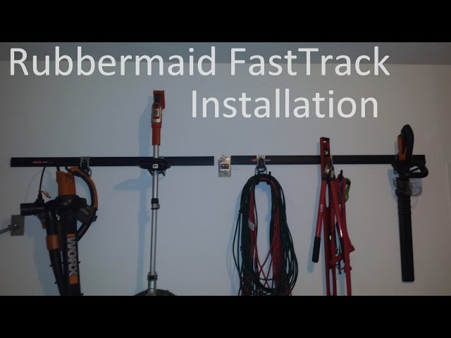 Rubbermaid FastTrack Garage Storage System, Review & How to Install 