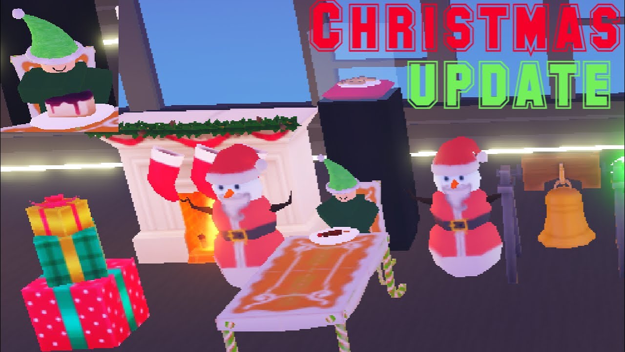 CHRISTMAS UPDATE! NEW LIMITED ITEMS AND ELF CUSTOMER! Roblox My Restaurant