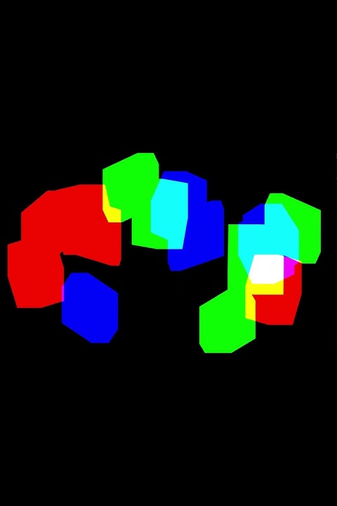 Additive Color Mixing Simulation (code in the description) #python # ...