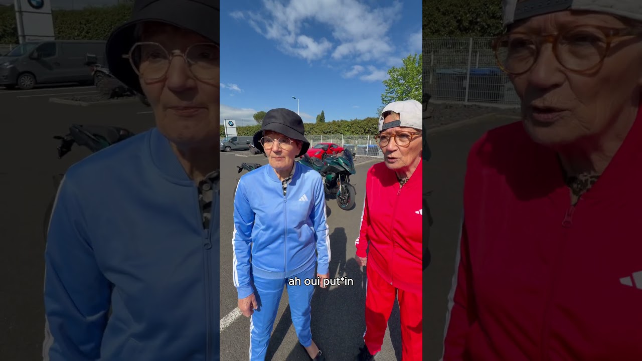 Elle a quoi comme moto ta Mamie ? #supercarmamie ￼
