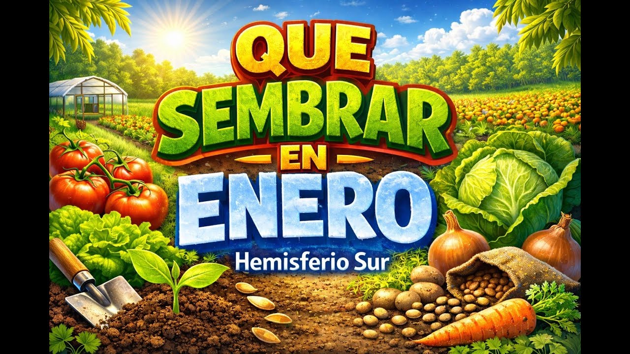 ENERO  en la Huerta . Que SEMBRAR 