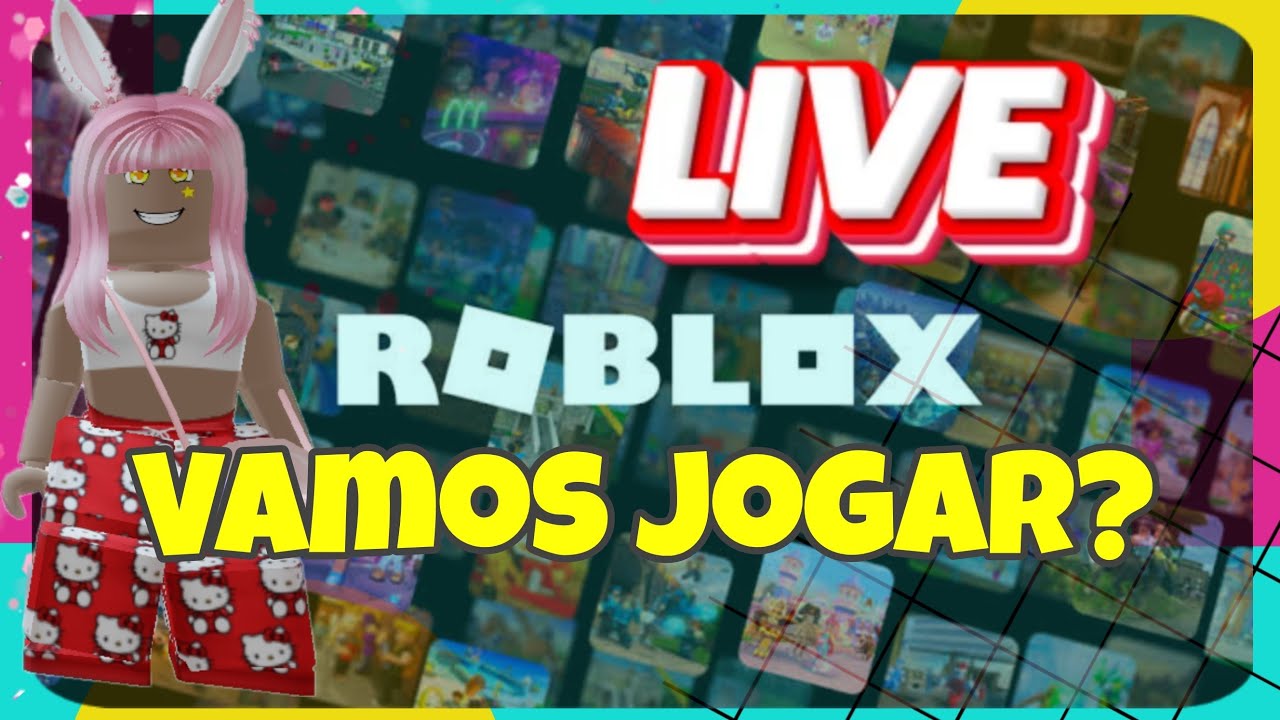 Roblox Ao Vivo jogando com vocês! Vamos jogar juntos. 