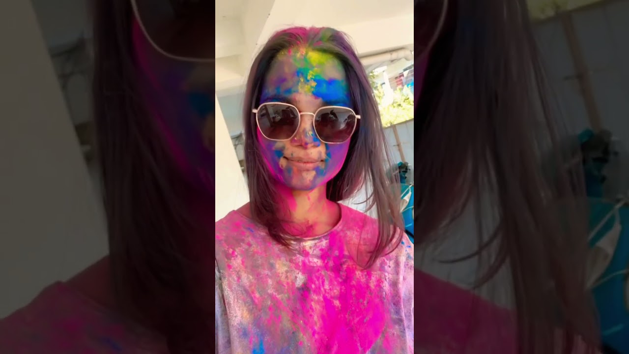 Holi Celebrates with my Girrrrrrlss🫟🌈