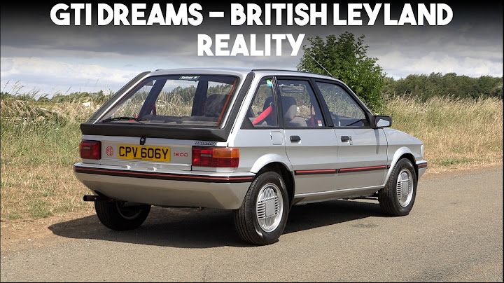 When British Leyland Tried To Build a Hot Hatch - MG Maestro 1600