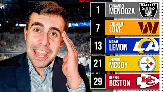 Famous What I Would Do 2026 NFL Mock Draft... Wealth