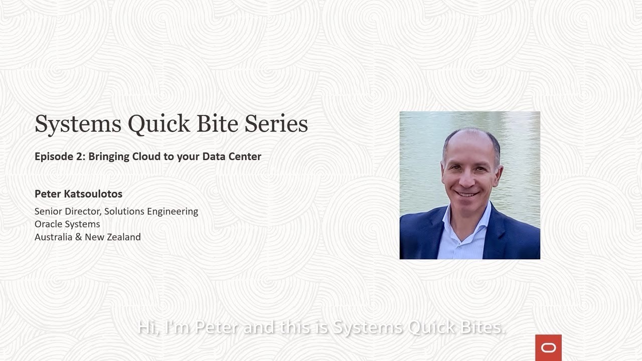 Bringing cloud to your data center - YouTube