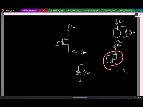 Thumbnail for Lec 14(1): Poles in 5-T OTA; Zeros in differential-mode transfer function