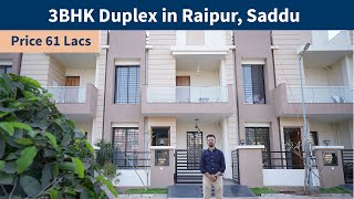 3Bhk Duplex House In Raipur Behind Ambuja Mall Capital Homes Saddu Alpha Realty