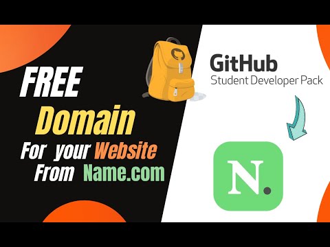 How to get free domain from name.com using Github Student Development Pack |  Tech Student Guide