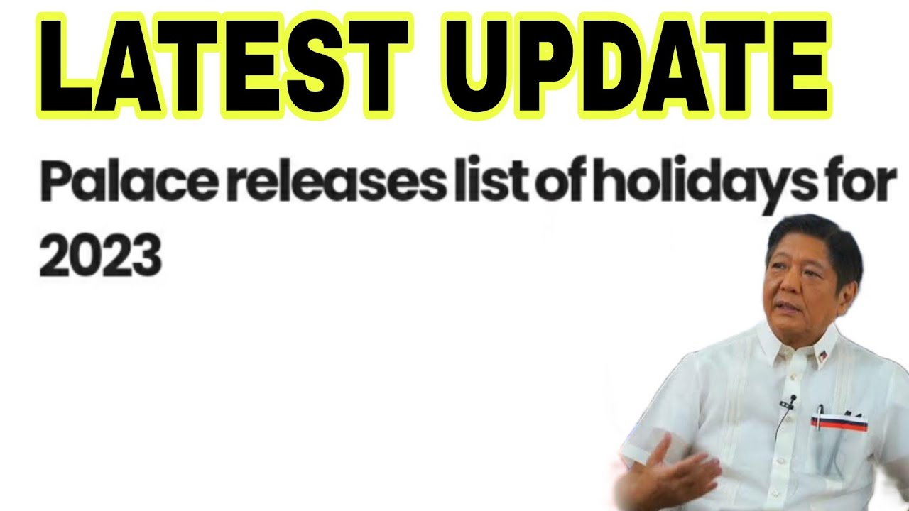 PALACE RELEASE THE LIST OF HOLIDAYS FOR 2023 YouTube palace-release-the-list-of-holidays-for-2023-youtube