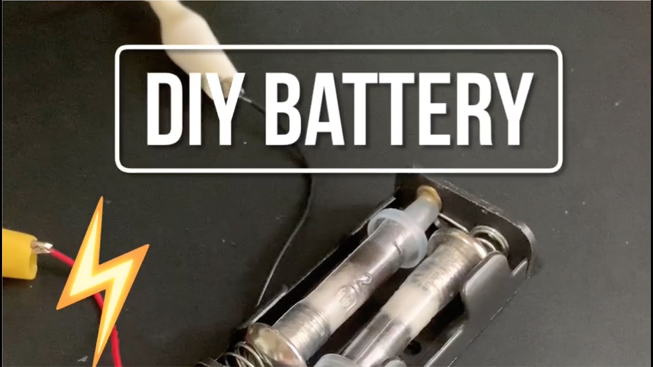 One Minute Science DIY Zinc Carbon Battery YouTube
