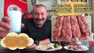 ADANA KEBAP YAPTIM. TABLACI SALATASI VE RAKI. EŞLİĞİNDE SOHBET. (9 MAYIS 2024)