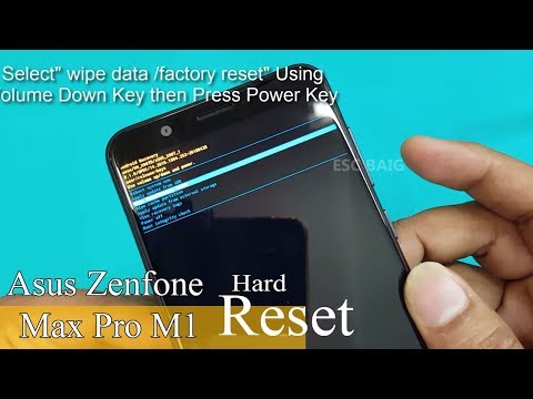 New Asus Zenfone Max Pro M1- Hard Reset    Pattern Unlock   Factory Reset