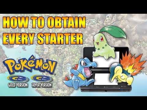 HOW TO GET EVERY STARTER IN POKEMON GOLD & SILVER 3DS