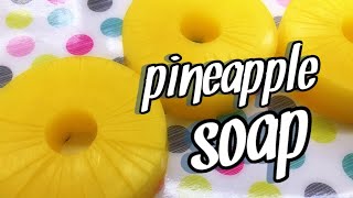 EASY PINEAPPLE SOAP MAKING | DIY FRUITS SOAP | EASY MELT AND POUR IDEAS screenshot 2