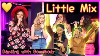 Harmonizing QUEENS 😍👑|Little Mix - Dance With Somebody (Live Lounge) REACTION