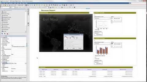 Esri Maps for IBM Cognos - Add and configure a map in an IBM Cognos report