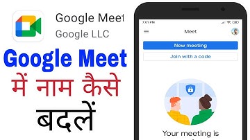 How to change Google Meet account name change |Google meet account me Nam kaise Badle