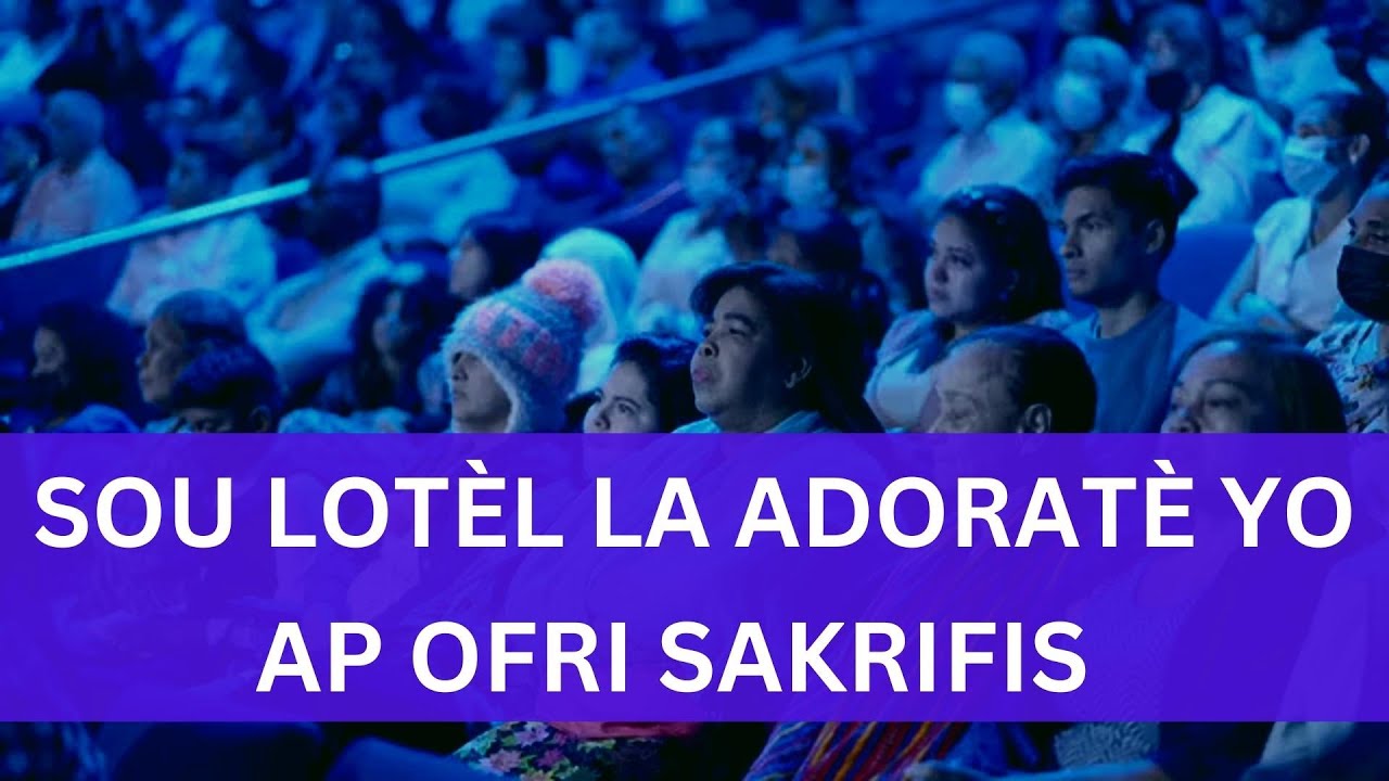 Sou lotel la adorate yo ap ofri sakrifis santi bon// de pre mwen we mon kote tamp la ye a #kodekris