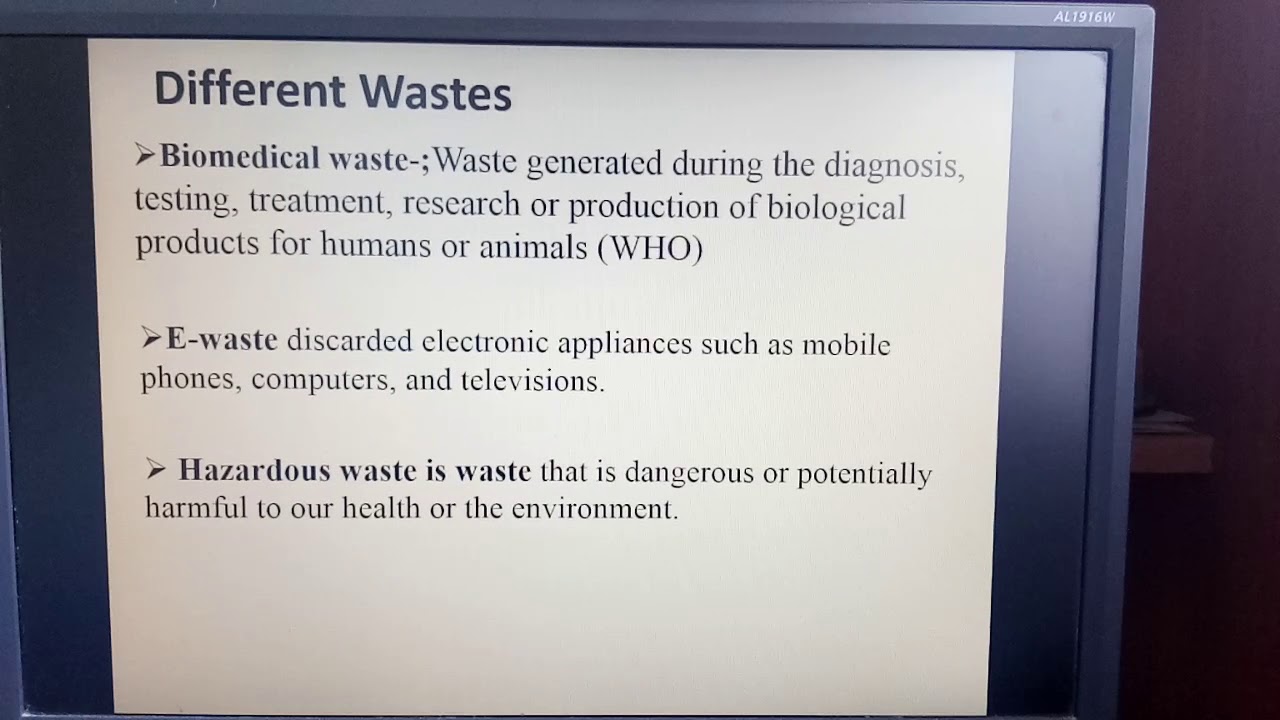 Fundamentals of solid waste management part 1 - YouTube
