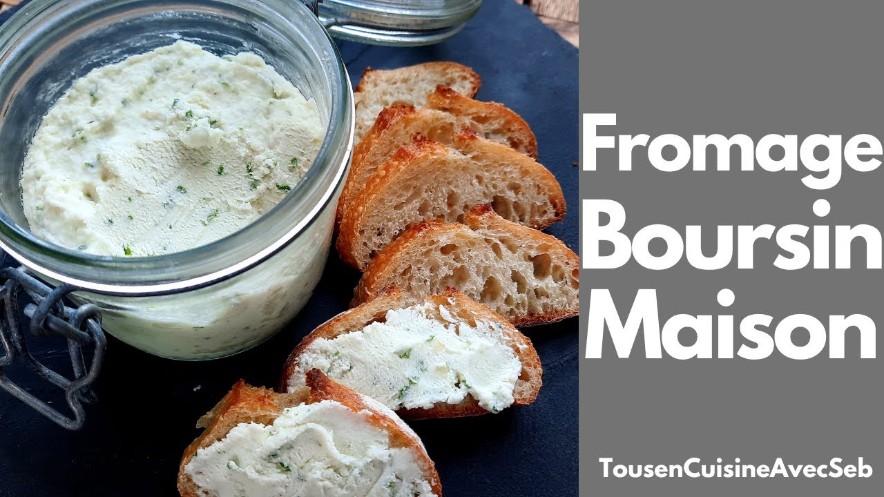 RECETTE de BOURSIN MAISON (Tous en cuisine avec Seb)