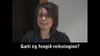 Restaurant Phrases in Icelandic Language